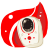 Red Folder Music Device Icon